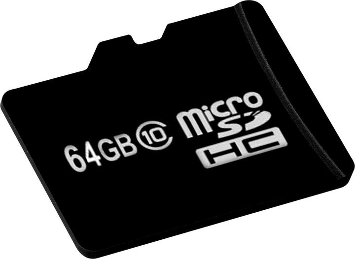 Actual product image IMRO Micro SD card 64 GB Class 10 + SD adapter - Memory card (64 GB, microSDXC, U1)