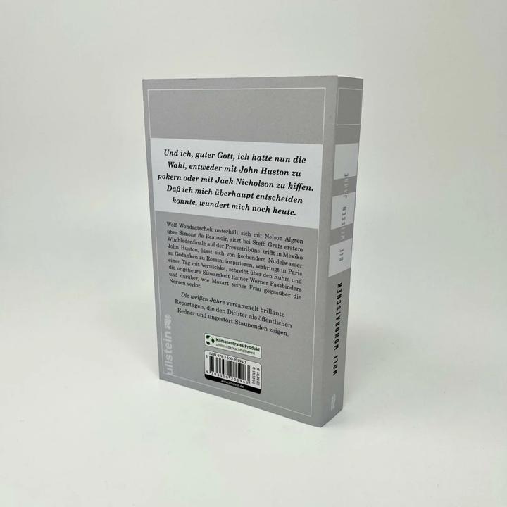 Produktbild Die weissen Jahre (Deutsch, Wolf Wondratschek, 2022)