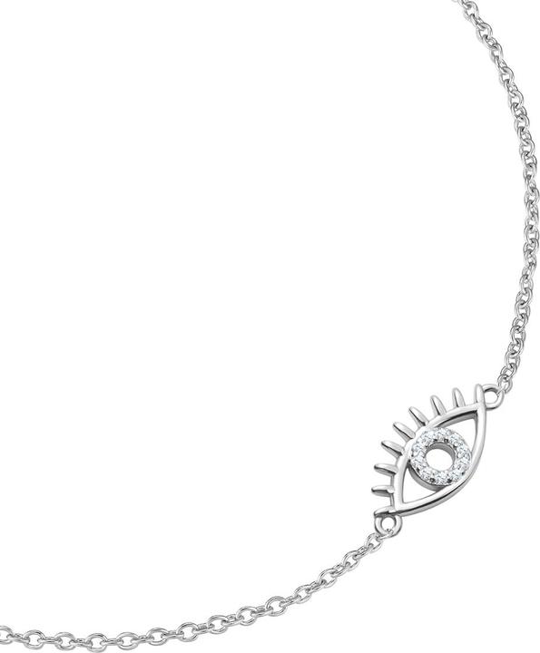 Immagine prodotto Glanzstücke München Bracciale da donna "occhio che vede" in argento 925 - 34674 (17 cm, Argento 100%)