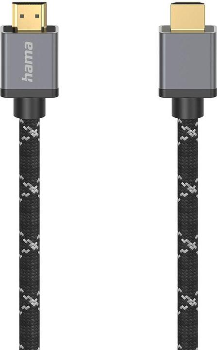 Immagine prodotto Hama Cavo HDMI™ ad altissima velocità, certificato, maschio-maschio, 8K, alluminio, 5,0 m (5 m, HDMI)