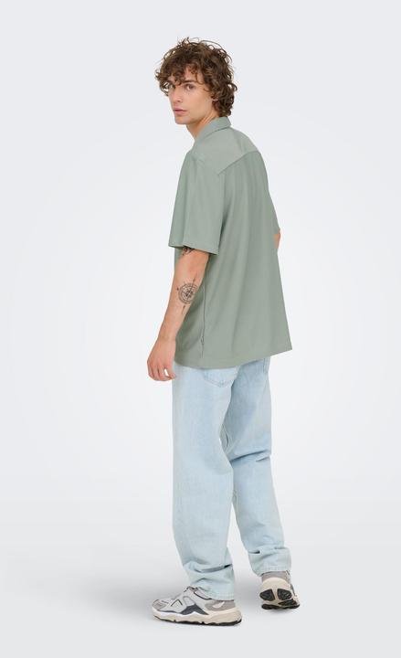 Produktbild Only & Sons Onskari Life Rlx Resort Ss Plizze Shirt (L)