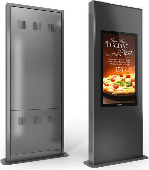 Produktbild DSS Outdoor Stele Portrait, 55" Bildschirm