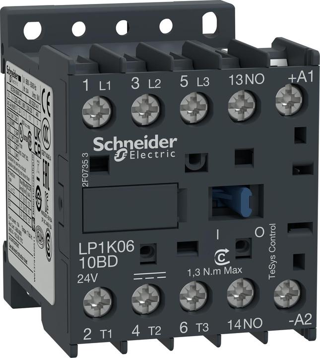 Image du produit Schneider Electric Contacteur Miniature 3 Hp 12 Vdc 1 No Aux