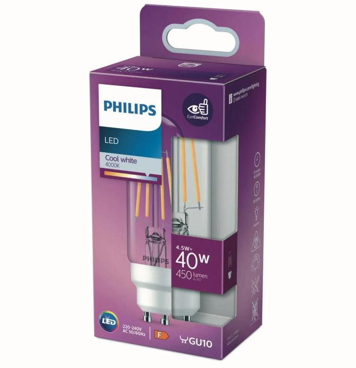 Produktbild Philips LED Lampe (GU10, 4.50 W, 470 lm, 1 x, F)