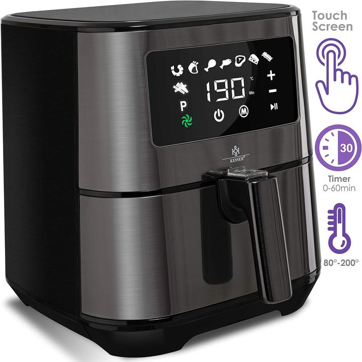 Produktbild Kesser 5,5 Liter Heissluftfritteuse, Schwarz