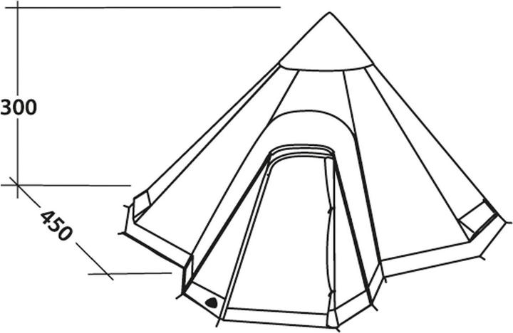 Actual product image Robens Field Tower Tent (9.50 kg, 8 persons)