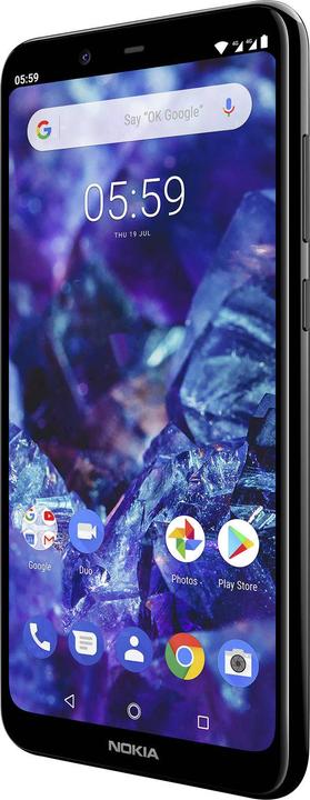 Image du produit Nokia 5.1 Plus (32 Go, Noir, 5.86", Double SIM hybride, 13 Mpx, 4G)