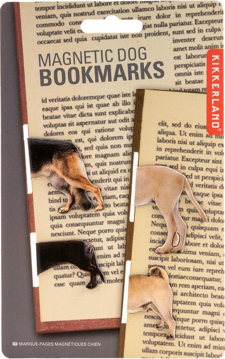 Produktbild Kikkerland Magnetic Dog Bookmarks