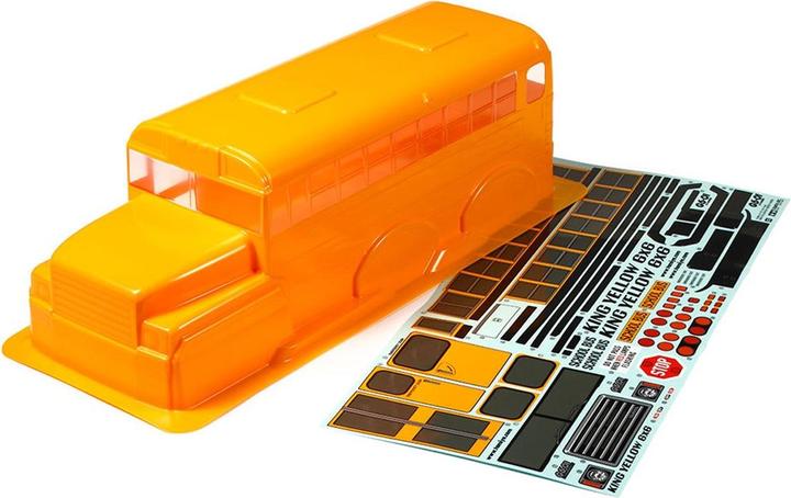Actual product image Tamiya RC King Yellow 6x6 Bus Lacquer. G6-01 1:18