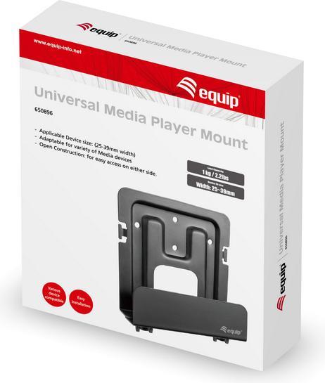 Immagine prodotto equip Supporto da parete pieghevole per dispositivi audio/video (Muro, 1 kg)