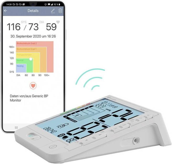 Produktbild Truelife Oberarm-Blutdruckmessgerät mit Bluetooth (Blutdruckmessgerät Oberarm)