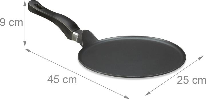 Produktbild Relaxdays Crêpepfanne (Crêpe Pfanne, Aluminium)