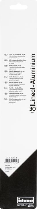Actual product image Idena Ruler 30cm Aluminium (30 cm)