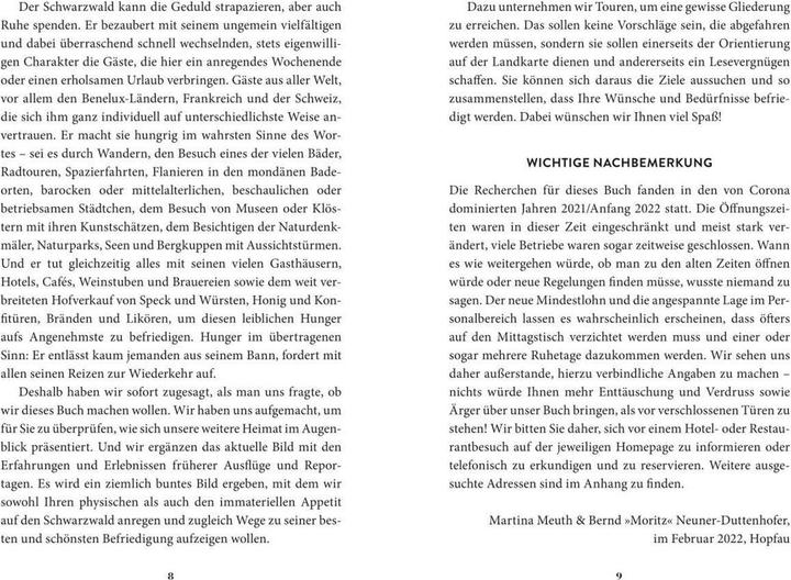 Produktbild Hungrig auf den Schwarzwald (Deutsch, Martina Meuth, Bernd Neuner-Duttenhofer, 2022)