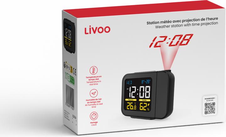 Immagine prodotto Livoo Stazione meteo con proiezione del tempo