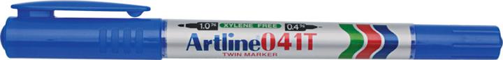 Artline Twin Permanent Marker 041T (Blau, 0.40 mm, 1 x)