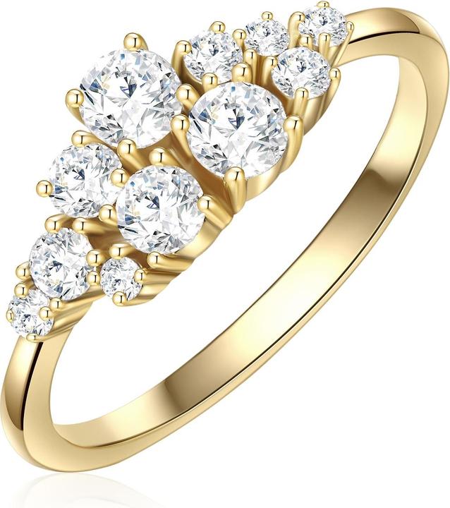Immagine prodotto Glanzstücke München Donna Argento Sterling Cubic Zirconia Oro Giallo - 28369 (56, 925 Argento)