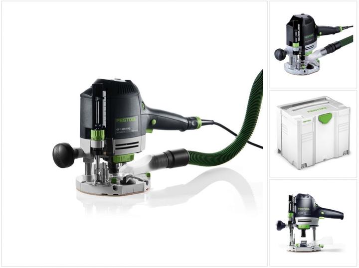 Image du produit Festool OF 1400 EBQ-PLUS Défonceuse 1400W, course 70mm + Coffret Systainer + Accessoires (574341)