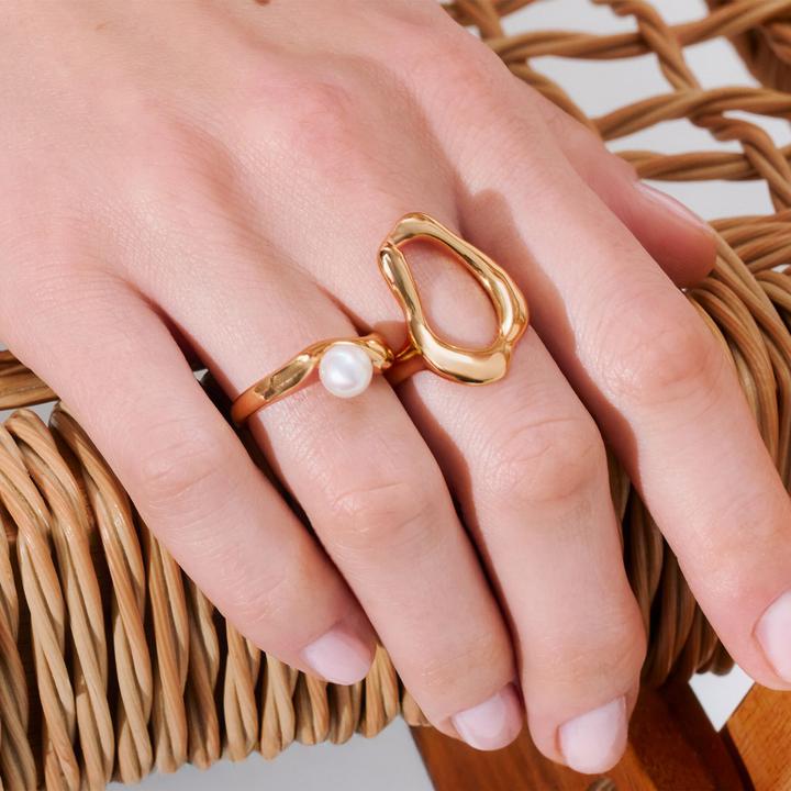 Immagine prodotto Thomas Sabo Ring Natural Beauty vergoldet (54, 925 Argento)