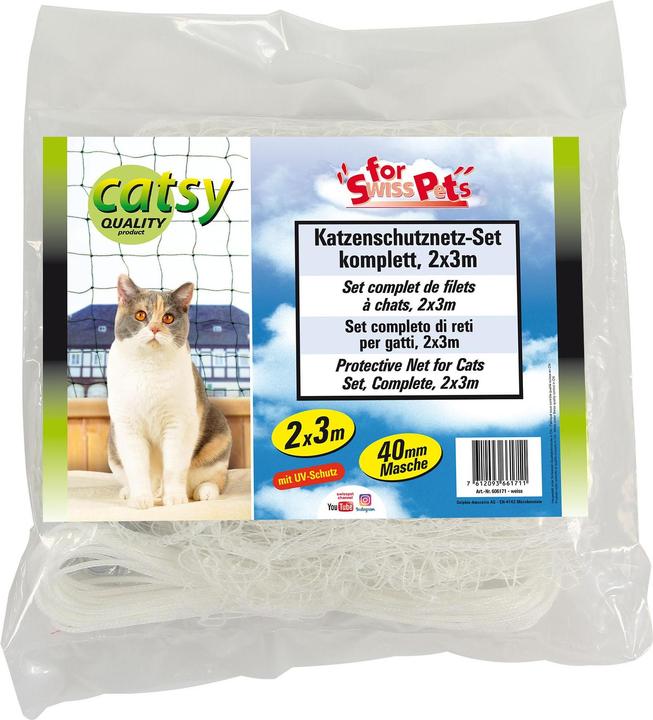 Produktbild Swisspet Katzen Netz Set komplett 2x3m