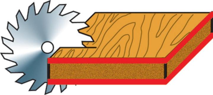 Actual product image Holzkraft Special sizing and trimming circular saw blade KSB-SFB 300/96