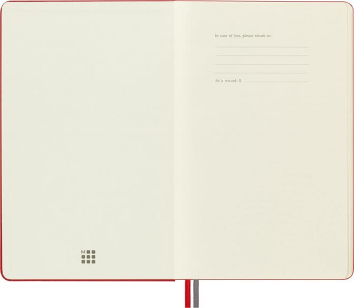 Actual product image Moleskine Notebook HC L/A5 (Plain, Hardcover)