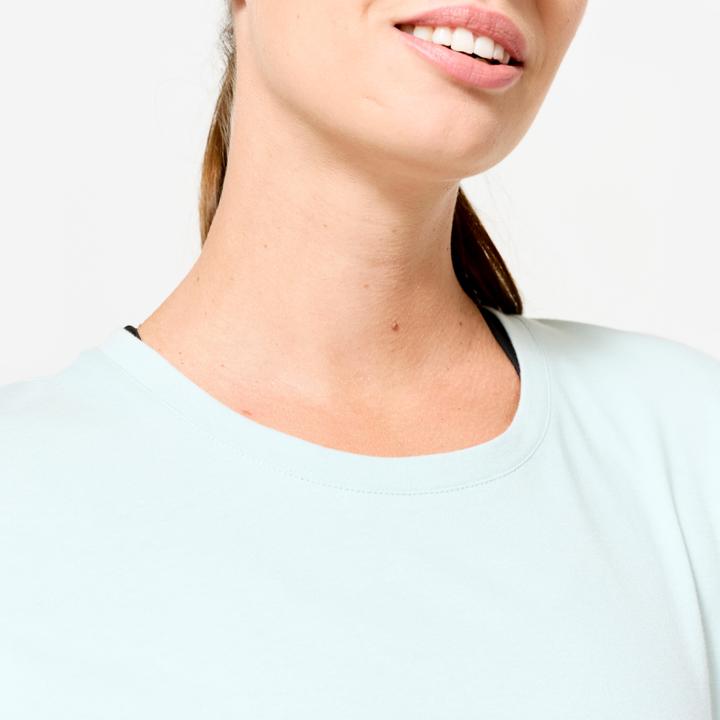 Image du produit Domyos T-shirt fitness femme, vert sauge (XL)