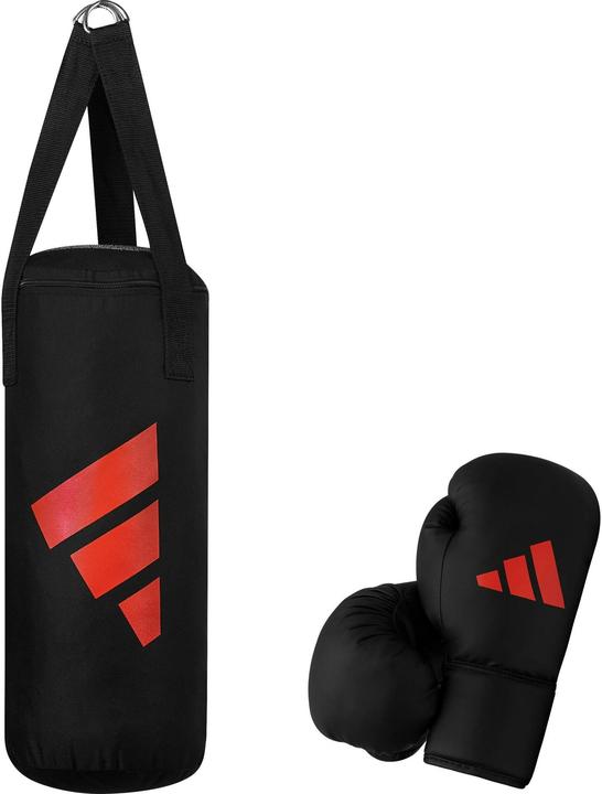 adidas Set de boxe pour enfants, gants, 6 oz, sac de 4 kg (43 cm, 5 kg)