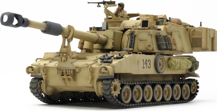 Actual product image Tamiya U.S. Self Propelled M109A6 Paladin Iraq War
