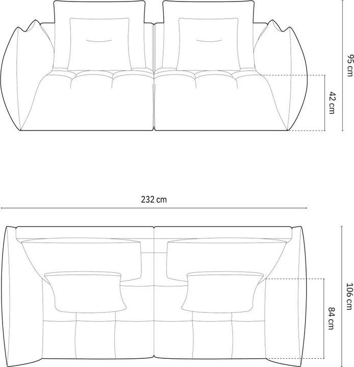 Image du produit Micadoni Bloom (3 places, Canapé modulaire)
