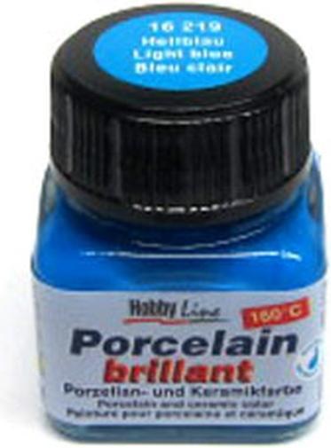 Actual product image Kreul Glass & Porcelain Classic, porcelain and glass paint (Light blue, 20 ml)