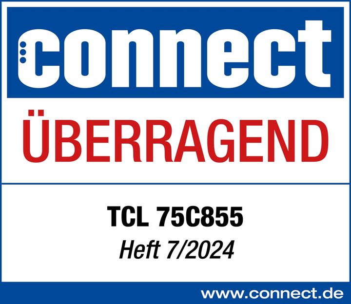 Actual product image TCL 75C855 (75", Mini-LED, 4K, 2024)