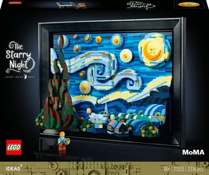 Image du produit LEGO Vincent van Gogh - Nuit étoilée (21333, LEGO difficiles à trouver, LEGO Icons)
