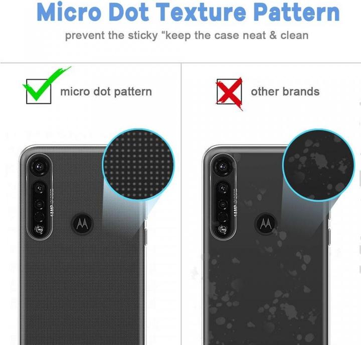 Immagine prodotto Screenguard Motorola Moto G8 Plus Custodia flessibile in TPU trasparente (Motorola Moto G8 Plus)