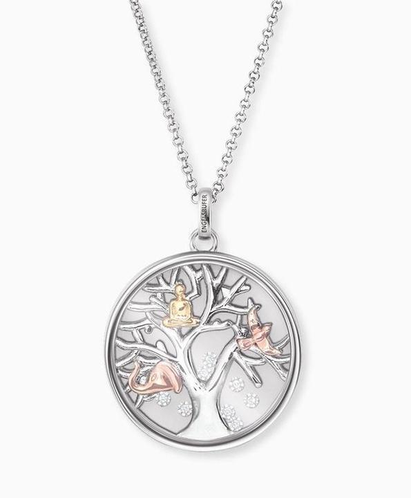 Immagine prodotto Engelsrufer Collana con cuore di fiore della vita (Argento 925, 42 - 50 cm)