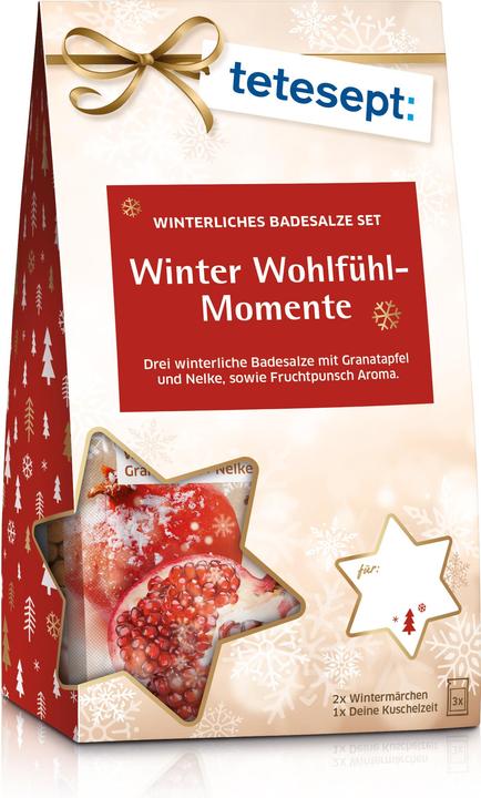 Tetesept Winter Wohlfühl-Momente Set 3x60g (Badesalz)
