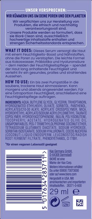 Actual product image Bioré Hydrate & Glow Serum (29 ml)