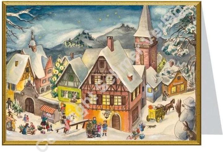 Produktbild Sellmer 99865 - Weihnachtskarte Christmas Greeting Card