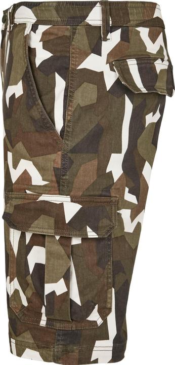 Immagine prodotto Urban Classics Pantaloncini Cargo in twill stretch mimetico geometrico (30)