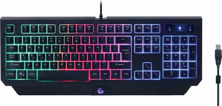 Actual product image Gembird Gaming SetinchPhantominch with 4in1 backlight keyboard mouse pad GGS-UMGL4-01 (US, Cable)