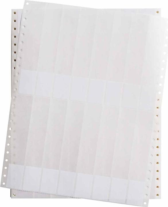 Produktbild Brady DAT-41-292-1, selbstlaminerendes Vinyl, Weiss/Transparent, matt, 25,4 x 38,1(150,8)mm, perman