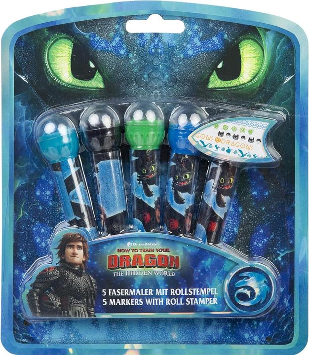 Image du produit Undercover Set de tampons à motifs Dragons Dragon, multicolore, 5 pièces