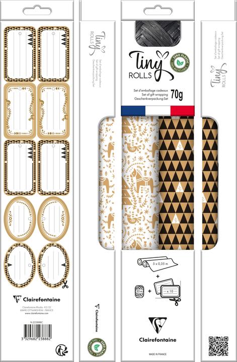 Produktbild Clairefontaine Tiny Rolls Set (Geschenkpapier, 1 x)