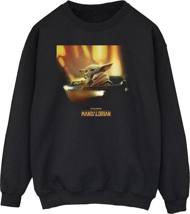 Star Wars The Mandalorian Grogu Painted Sweatshirt (S)