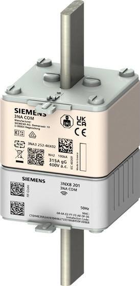 Produktbild Siemens SIEM 3NA3230-4KK01 NH-Sicherung 3NA COM, NH2, In: 100A, Un AC: 400V, gG, mit Ele (100 A)