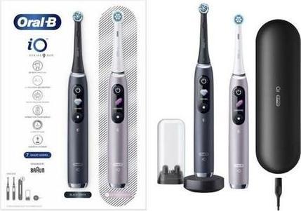 Produktbild Oral-B iO Series 9 Duo Black Onyx/Rose Quartz (Oszillierende Zahnbürste)