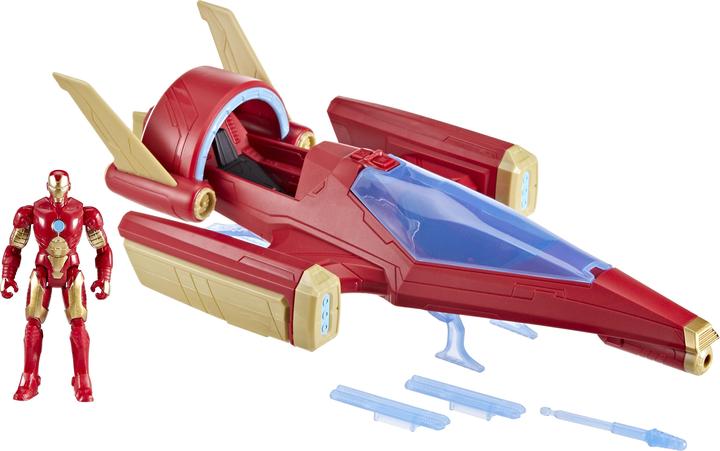 Image du produit Hasbro Epic Hero Series Iron Man Repulsor Blast Battle Jet