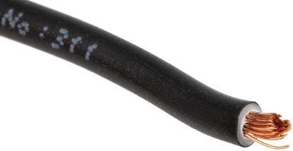 Actual product image Rs Pro N07V-K 2.5mm Black Cable 100m (100 m)