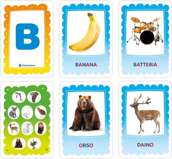 Immagine prodotto Clementoni Montessori Flashcards Alfabeto Tattile