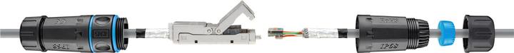 Produktbild Goobay Netzwerkkoppler (S/UTP, CAT6a, 0.03 m)